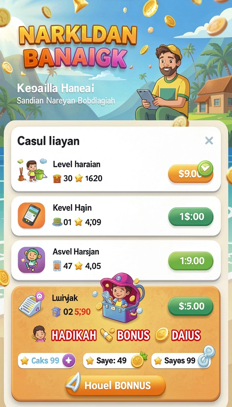 Beragam pilihan permainan menarik dalam aplikasi ledakgg App APK Terbaru.