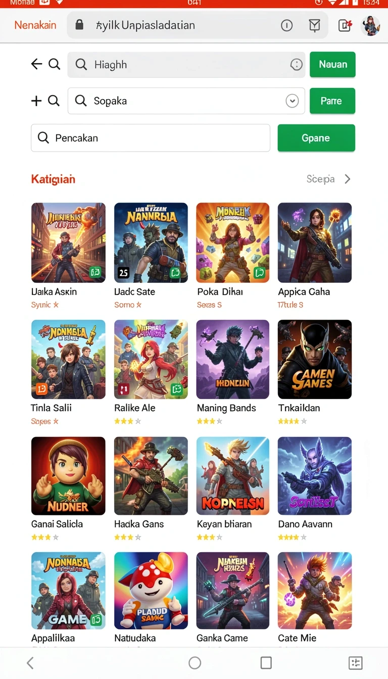 Beragam pilihan permainan menarik dalam aplikasi lebah777 App APK Terbaru.
